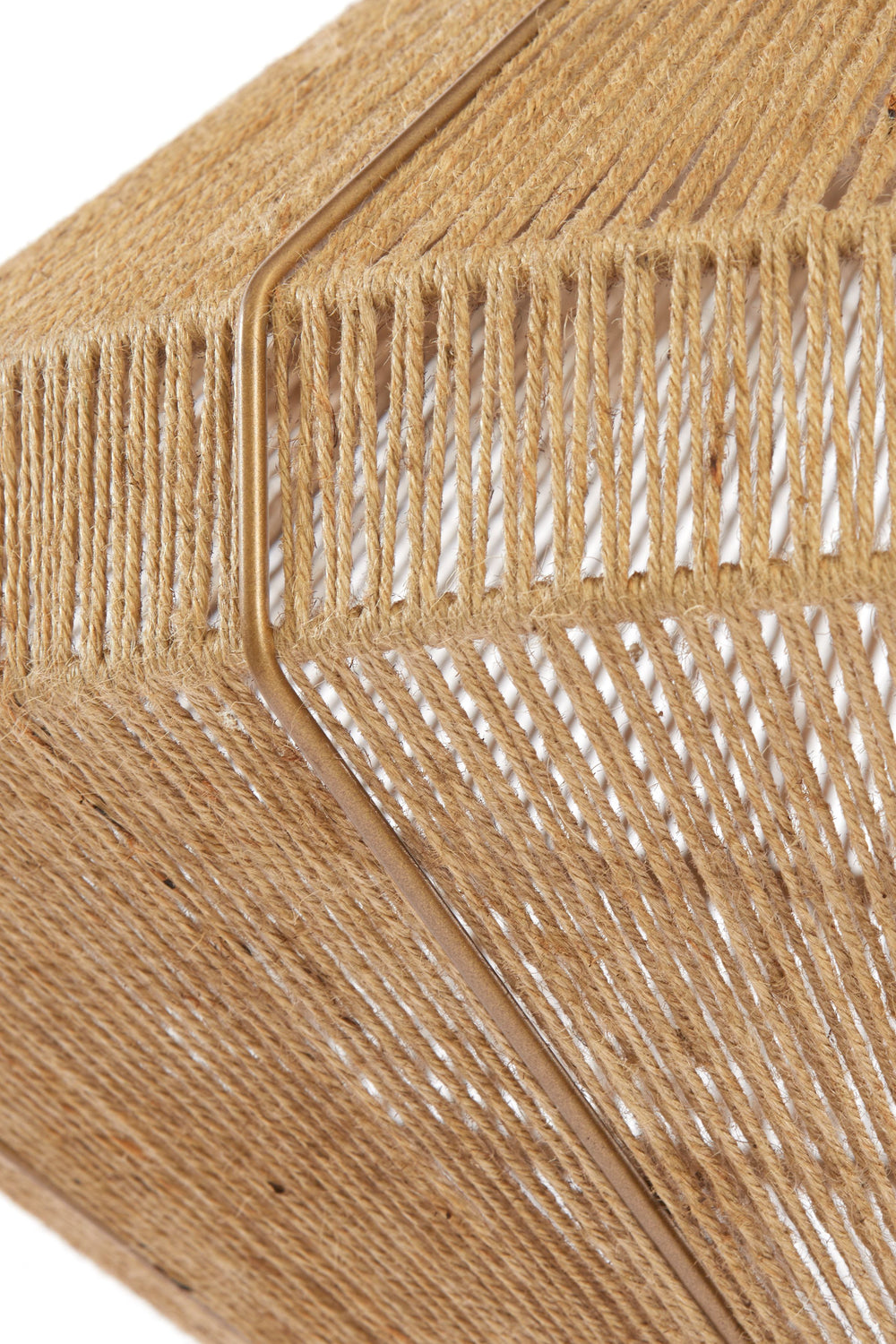 Suspension Ø60x37 cm Mallow jute naturel Light & Living