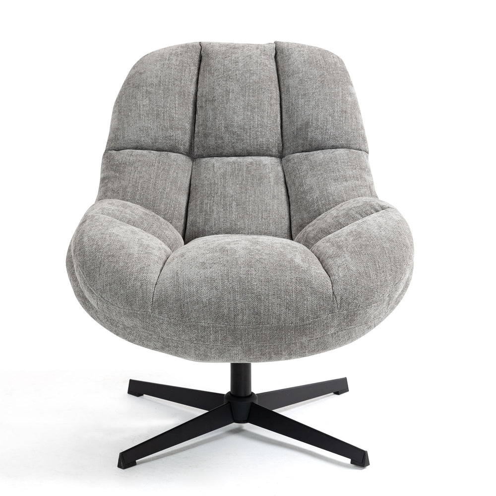 Fauteuil pivotant gris MOLTO