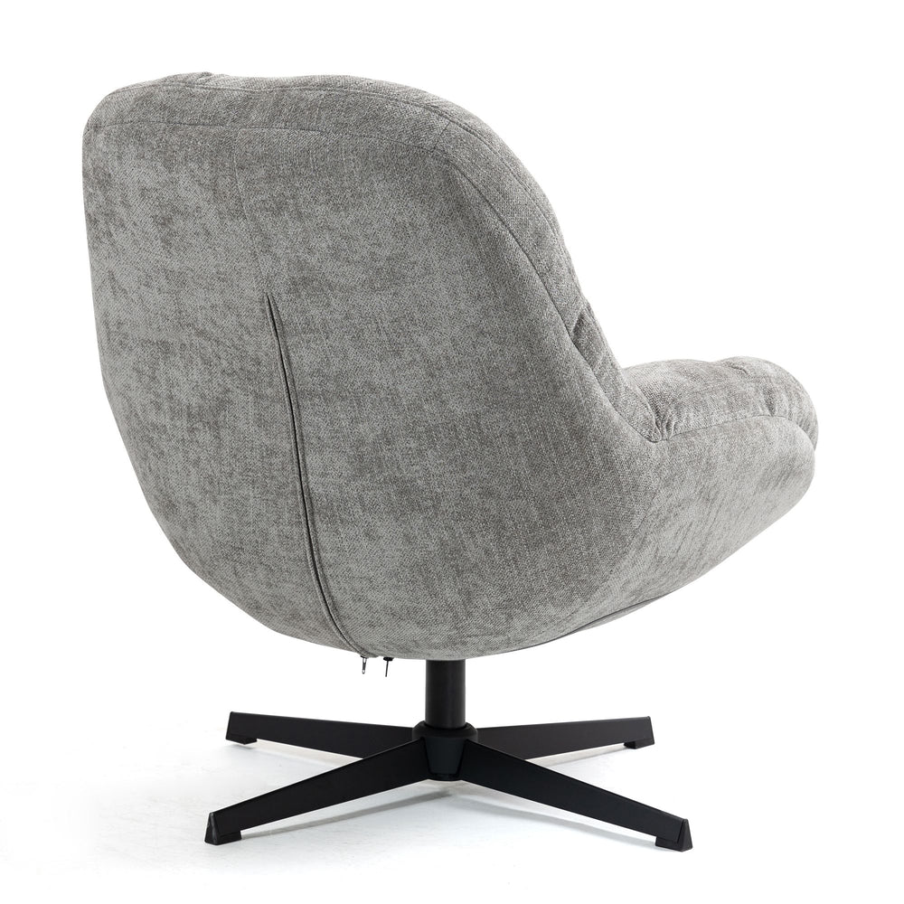 Fauteuil pivotant gris MOLTO