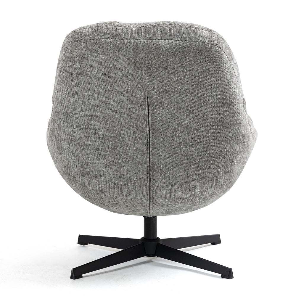 Fauteuil pivotant gris MOLTO