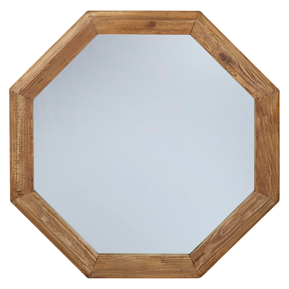 Miroir en pin recyclé Ø 74 cm Nebraska