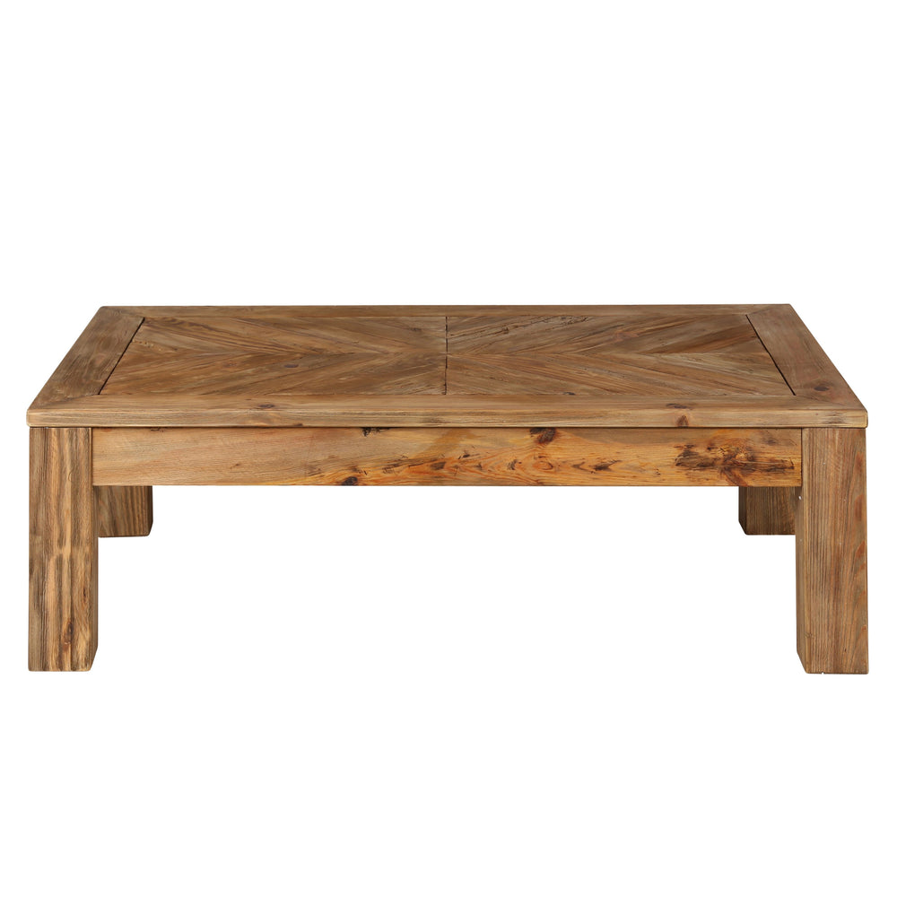 Table basse rectangulaire en pin massif 135 cm Nebraska