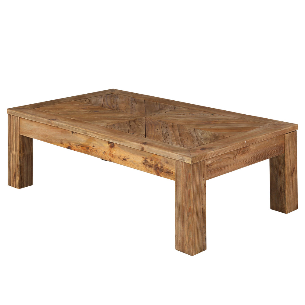 Table basse rectangulaire en pin massif 135 cm Nebraska