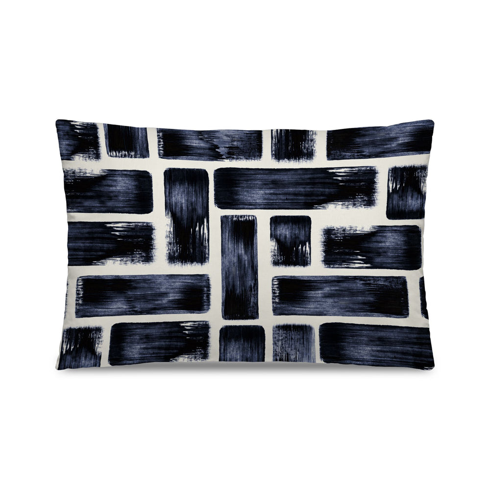 Coussin rectangle outdoor Vayia bleu Pôdevache