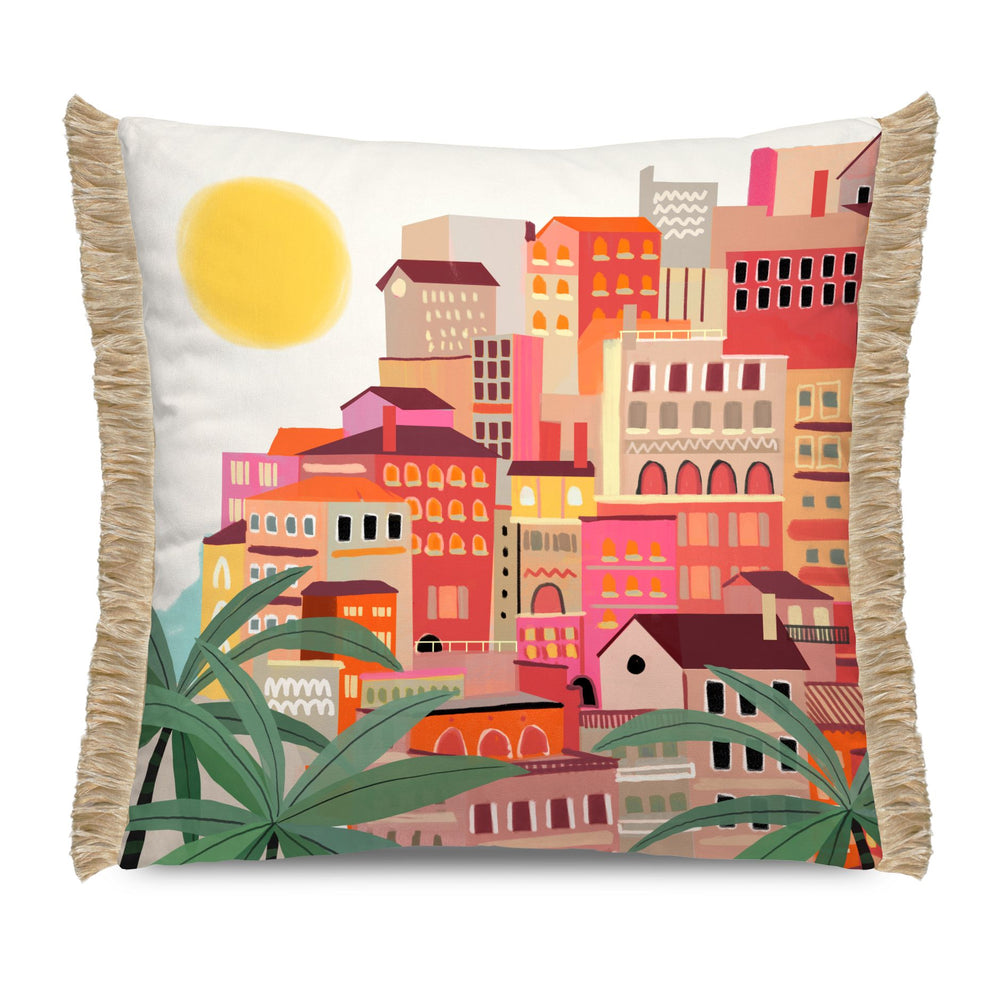 Coussin carré outdoor Calda village 45x45 Pôdevache