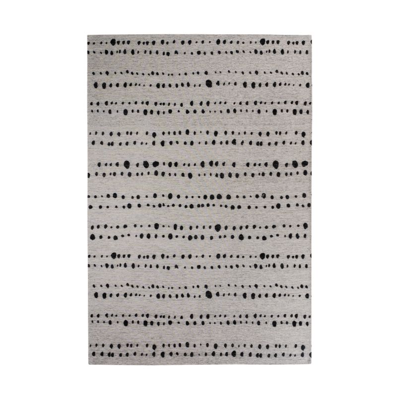 Tapis outdoor Dabalia point gris 160x230 Pôdevache