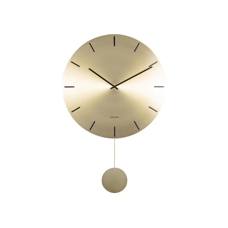 Horloge murale Impressive pendule gold Present Time