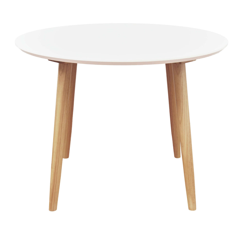 Table repas D100 cm blanc