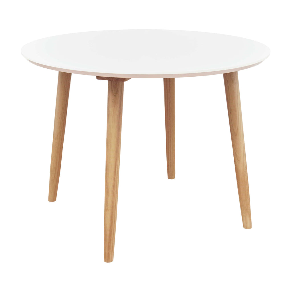 Table repas D100 cm blanc