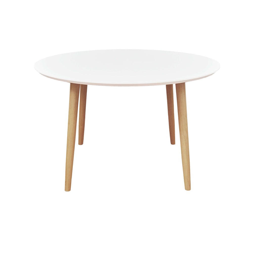 Table repas D120 cm blanc