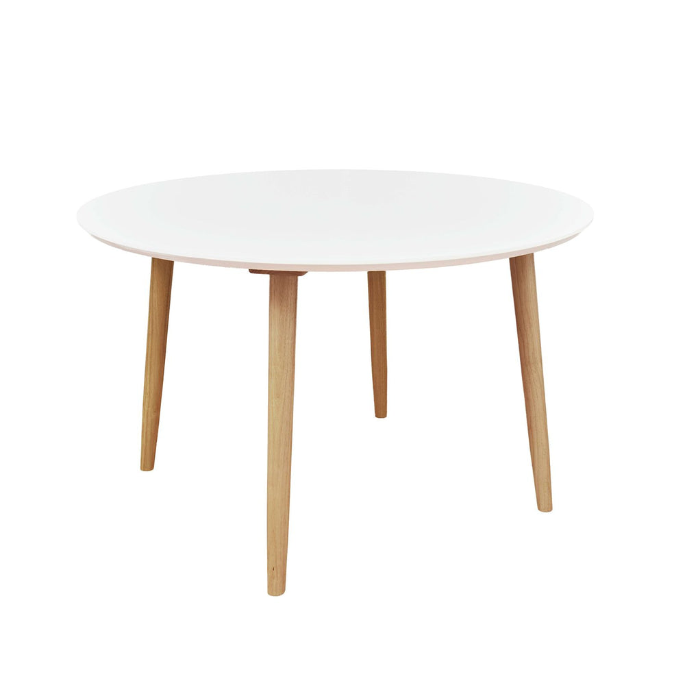 Table repas D120 cm blanc