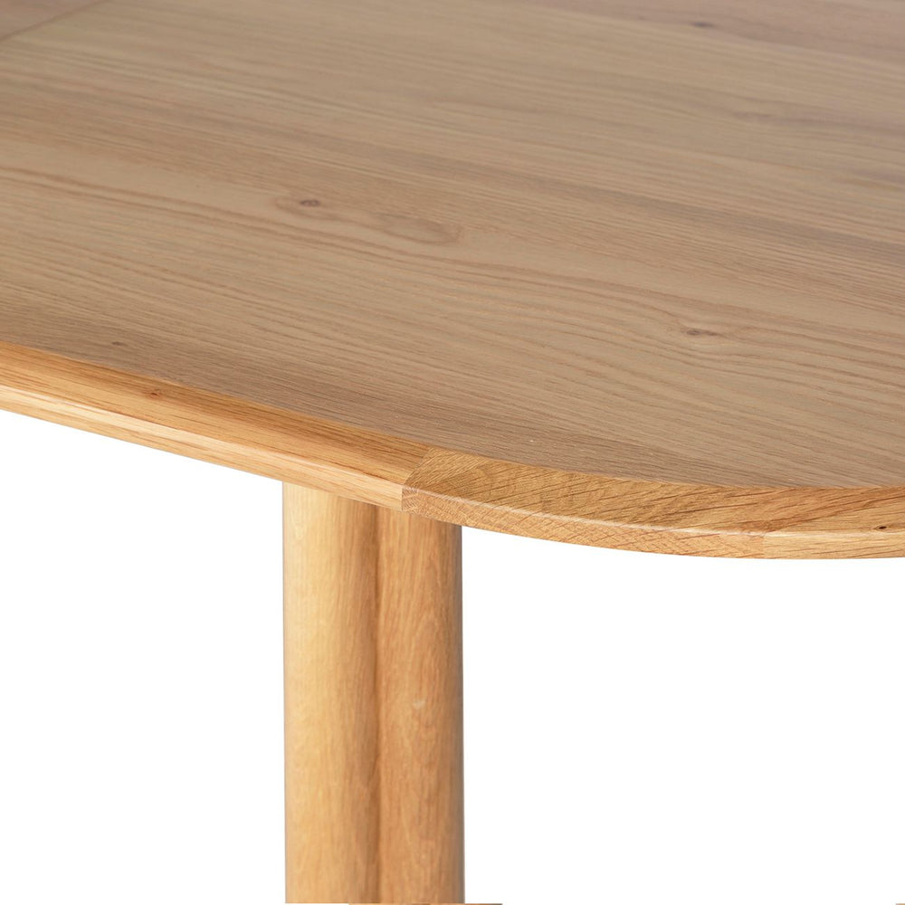 Table repas 160cm avec allonge chêne naturel SIROCCO