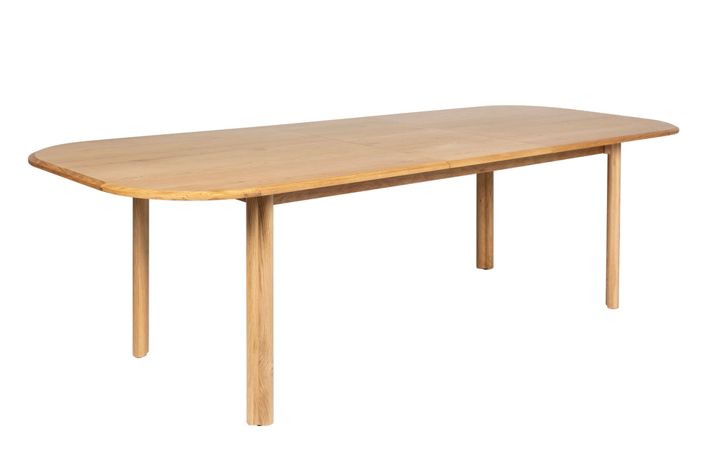 Table repas 200cm avec allonge chêne naturel SIROCCO