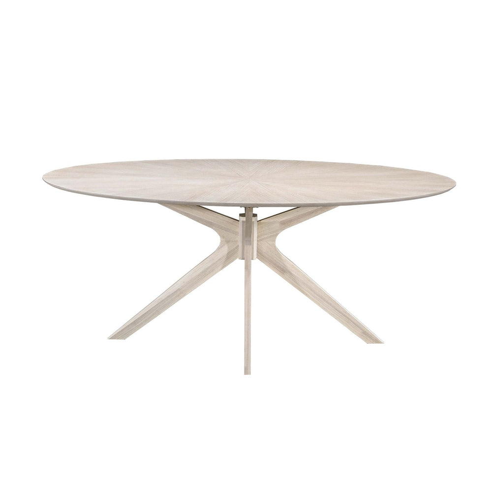 Table repas ovale 180 cm placage chêne